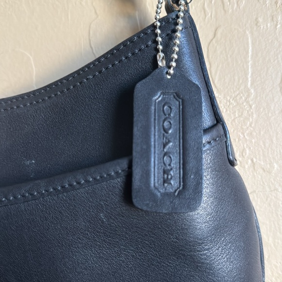 VINTAGE COACH SADDLE BAG black LIKE NEW CONDITION - Picture 8 of 16